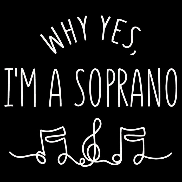 Why Yes I'm A Sopranino Musical Baby Bodysuit
