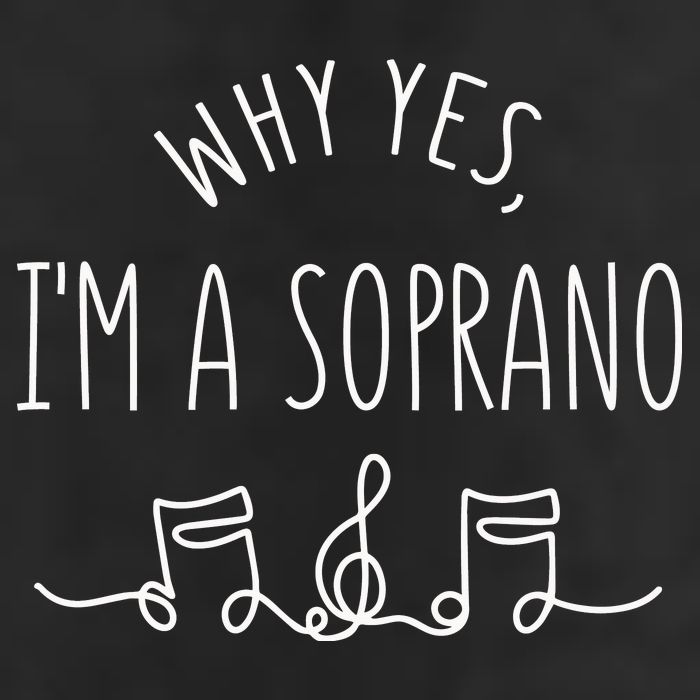 Why Yes I'm A Sopranino Musical Golf Towel