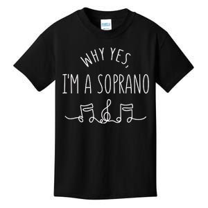 Why Yes I'm A Sopranino Musical Kids T-Shirt