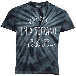 Why Yes I'm A Sopranino Musical Kids Tie-Dye T-Shirt