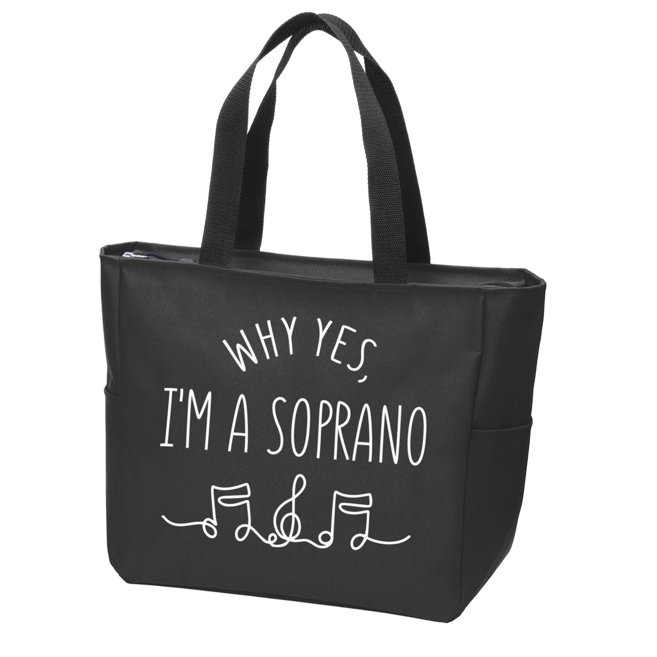 Why Yes I'm A Sopranino Musical Zip Tote Bag