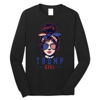 Women Yes IM A Trump Girl Get Over It Trump 2024 Election Long Sleeve Shirt