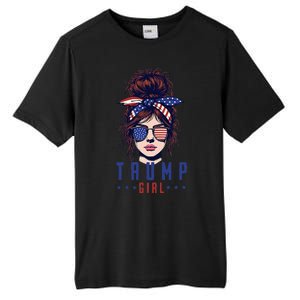 Women Yes IM A Trump Girl Get Over It Trump 2024 Election Tall Fusion ChromaSoft Performance T-Shirt