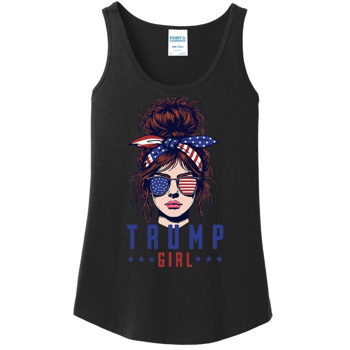 Women Yes IM A Trump Girl Get Over It Trump 2024 Election Ladies Essential Tank