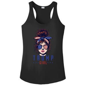 Women Yes IM A Trump Girl Get Over It Trump 2024 Election Ladies PosiCharge Competitor Racerback Tank