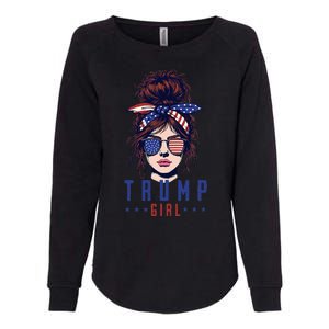 Women Yes IM A Trump Girl Get Over It Trump 2024 Election Womens California Wash Sweatshirt