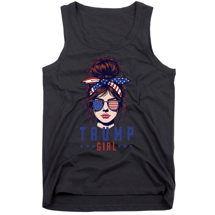 Women Yes IM A Trump Girl Get Over It Trump 2024 Election Tank Top