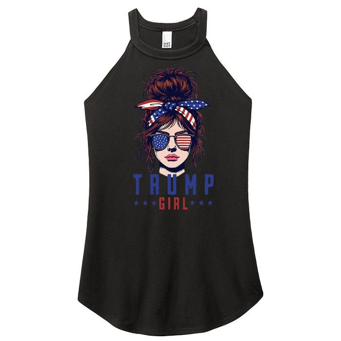 Women Yes IM A Trump Girl Get Over It Trump 2024 Election Women's Perfect Tri Rocker Tank