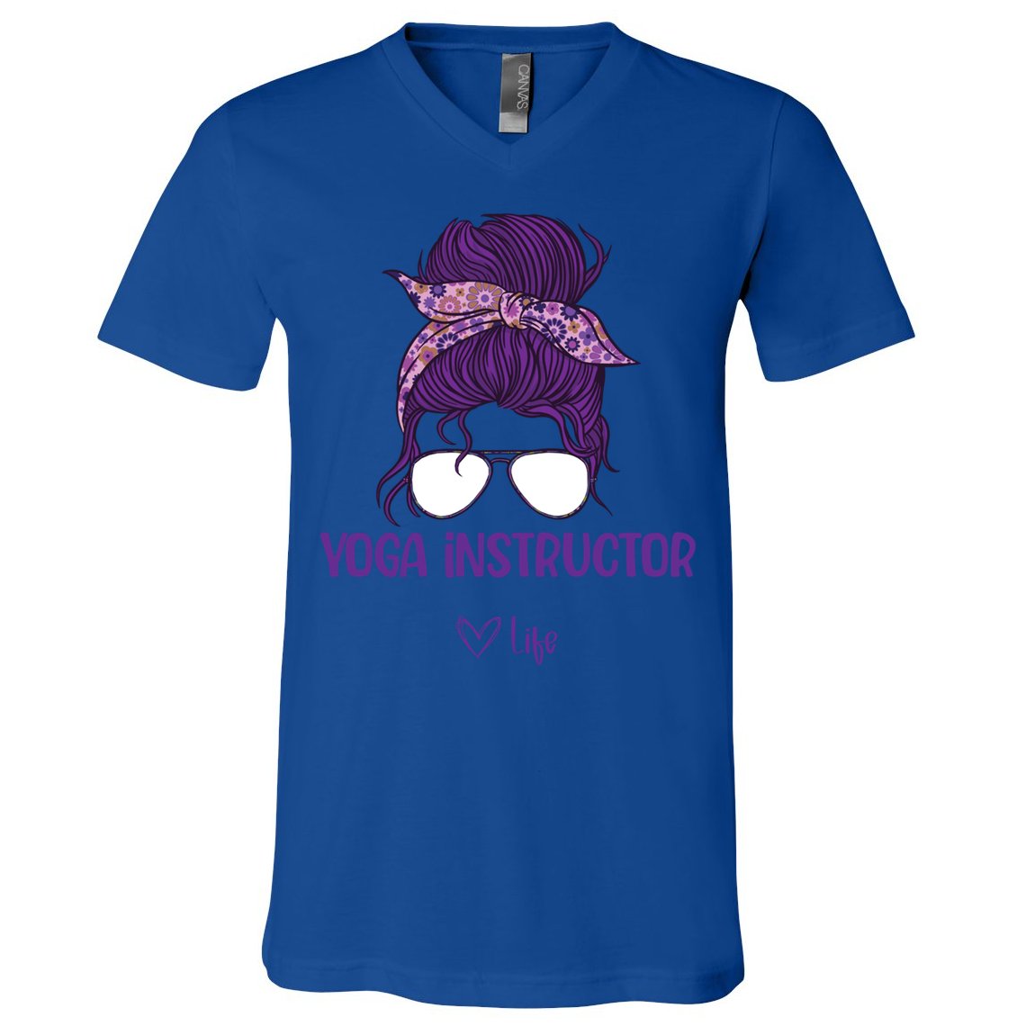Wos Yoga Instructor Life Great Gift V-Neck T-Shirt