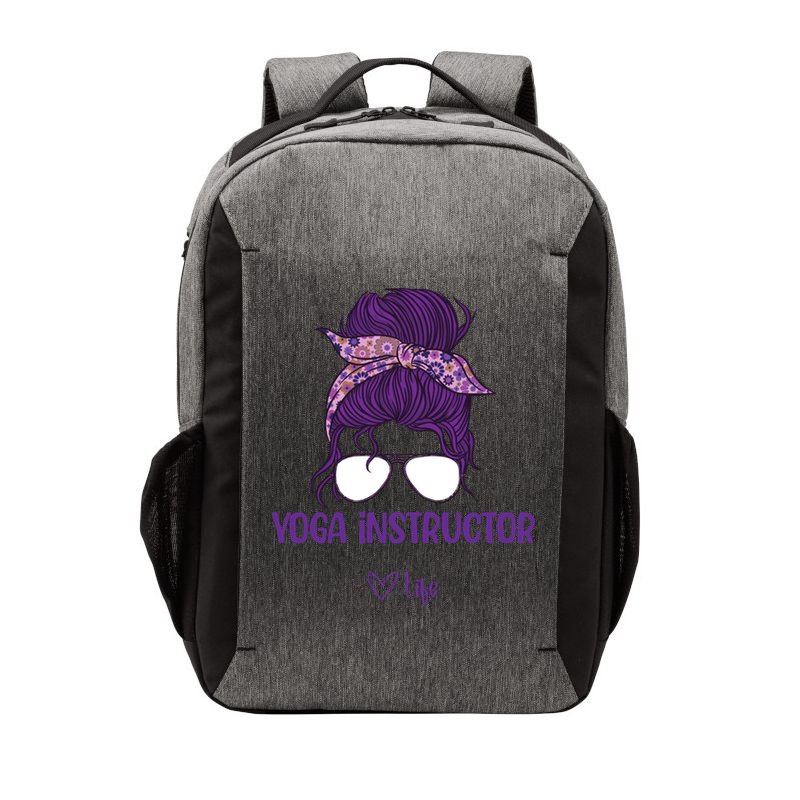 Wos Yoga Instructor Life Great Gift Vector Backpack
