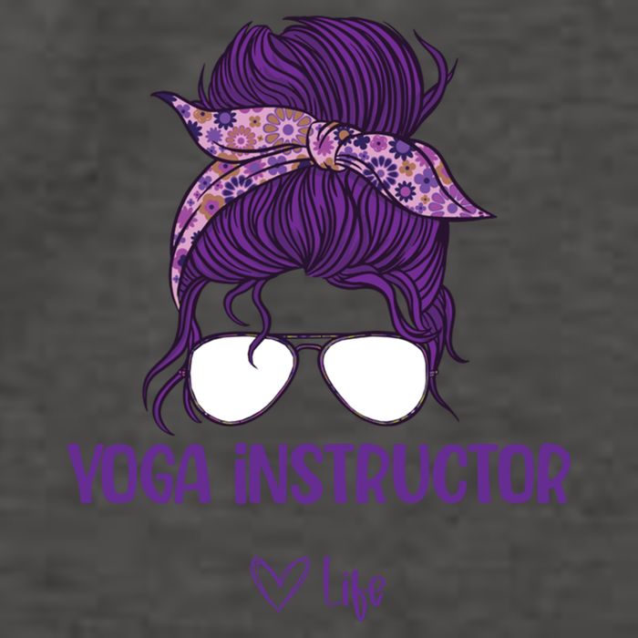 Wos Yoga Instructor Life Great Gift Vector Backpack