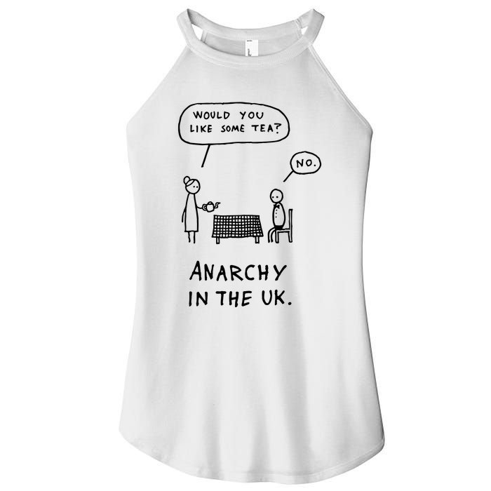 Would You Like Some Tea No Anarchy In The Uk Women’s Perfect Tri Rocker Tank