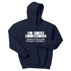 Would You Like To Buy A Vowel Kids Hoodie