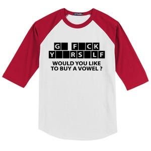 Would You Like To Buy A Vowel Kids Colorblock Raglan Jersey