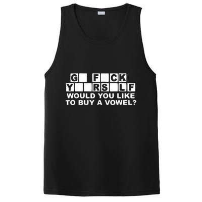 Would You Like To Buy A Vowel Dirty Joke Grown Up Humor PosiCharge Competitor Tank
