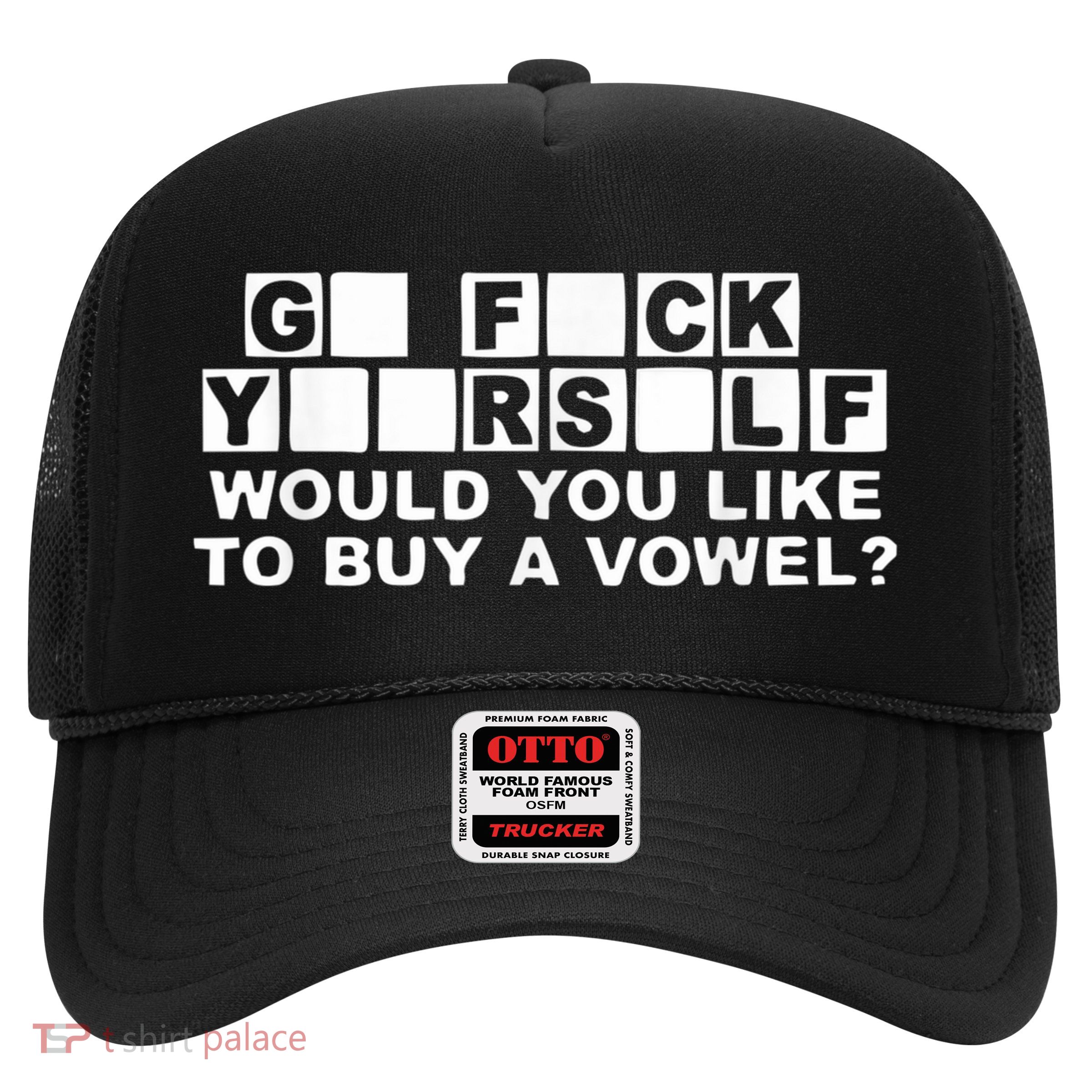 Would You Like To Buy A Vowel Dirty Joke Grown Up Humor Trucker Hat