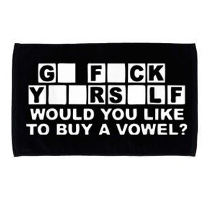 Would You Like To Buy A Vowel Dirty Joke Grown Up Humor Microfiber Hand Towel