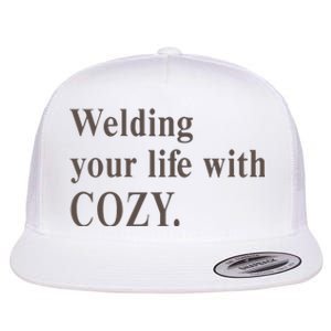 Welding Your Life With Cozy Flat Bill Trucker Hat