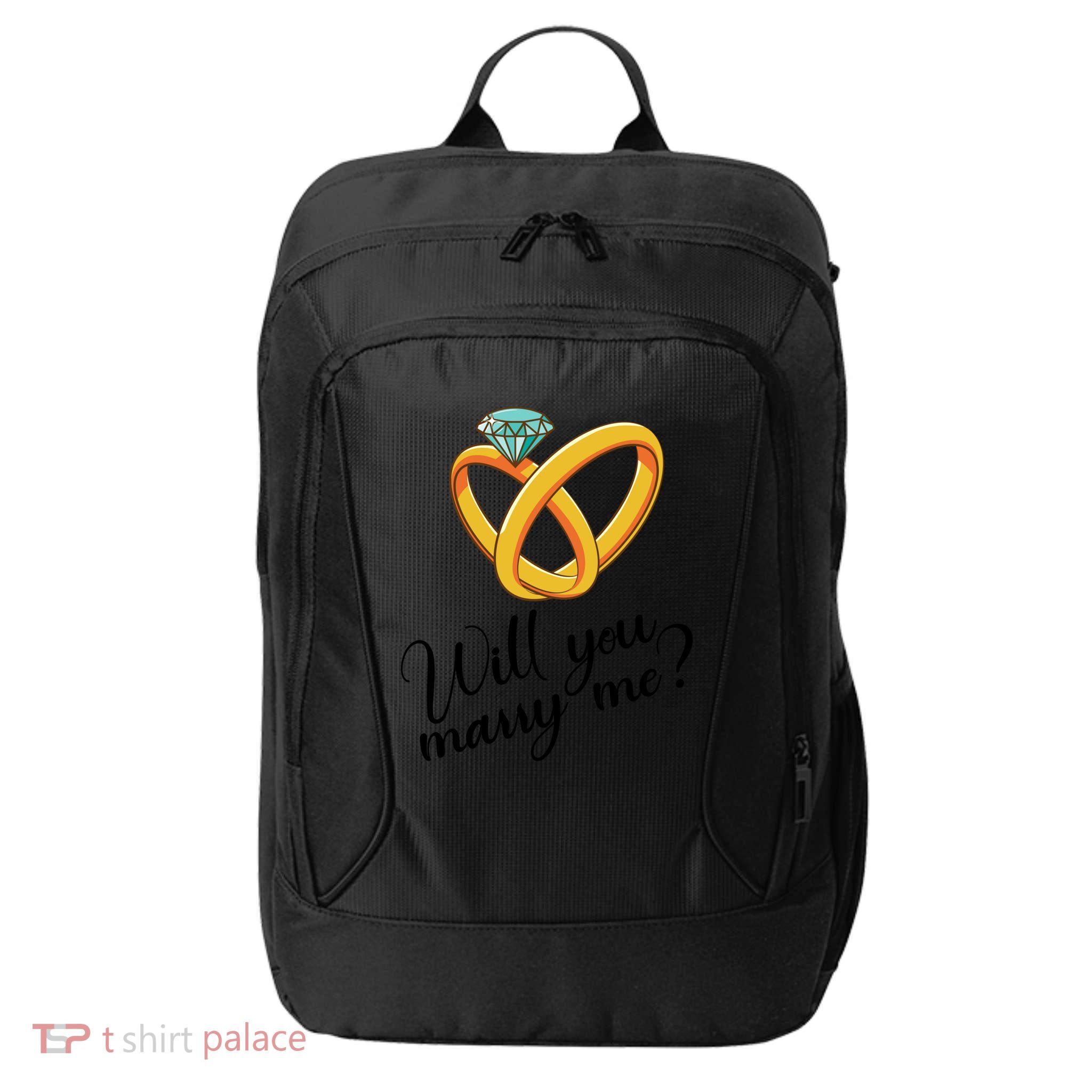 Will You Marry Me Gift City Backpack