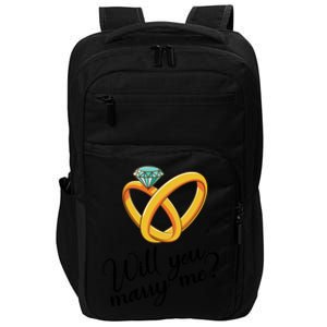 Will You Marry Me Gift Impact Tech Backpack