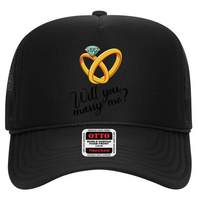 Will You Marry Me Gift Trucker Hat
