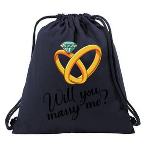 Will You Marry Me Gift Drawstring Bag