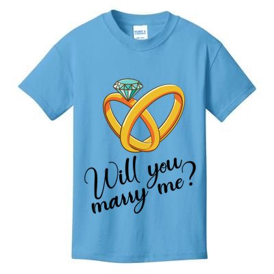 Will You Marry Me Gift Kids T-Shirt