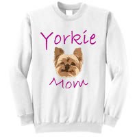 Wo Yorkie Mom Proud Yorkshire Terrier Mama Mom Sweatshirt