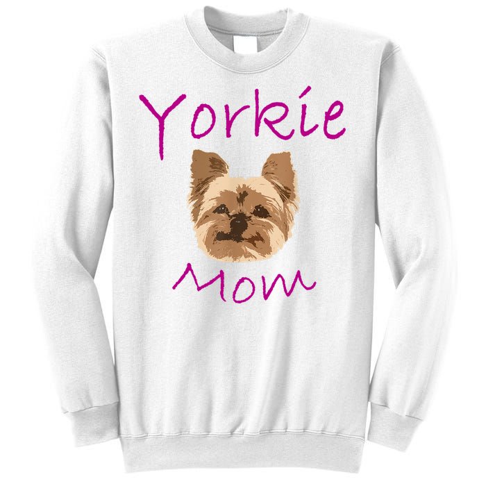 Wo Yorkie Mom Proud Yorkshire Terrier Mama Mom Sweatshirt