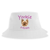 Wo Yorkie Mom Proud Yorkshire Terrier Mama Mom Sustainable Bucket Hat