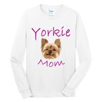 Wo Yorkie Mom Proud Yorkshire Terrier Mama Mom Tall Long Sleeve T-Shirt