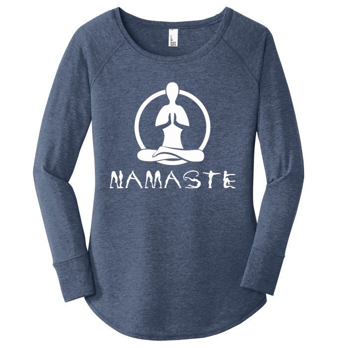 Workout Yoga Namaste Yoga Women's Perfect Tri Tunic Long Sleeve Shirt