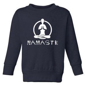 Workout Yoga Namaste Yoga Toddler Sweatshirt