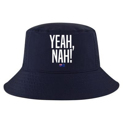 Wo Yeah Nah Australia Aussie Australian Slang V-Neck Cool Comfort Performance Bucket Hat