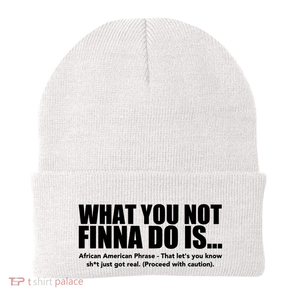 What You Not Finna Do Is Black Pride Beanie