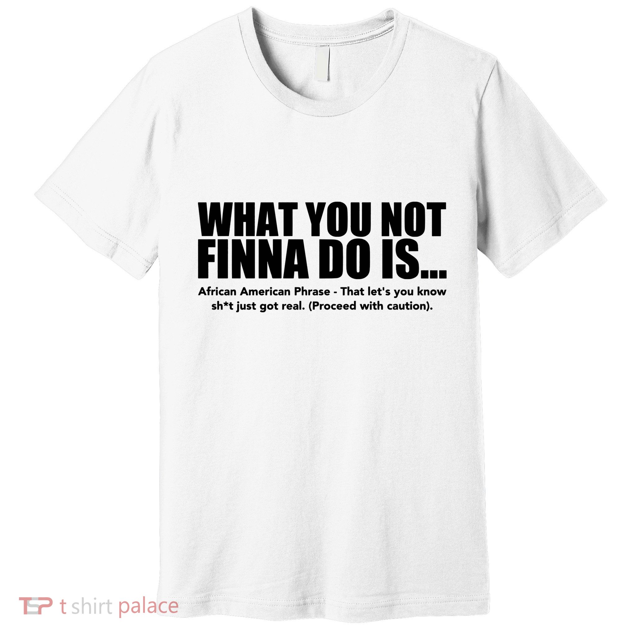 What You Not Finna Do Is Black Pride Premium T-Shirt