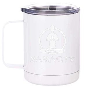 Workout Yoga Namaste Yoga 12 oz Stainless Steel Tumbler Cup