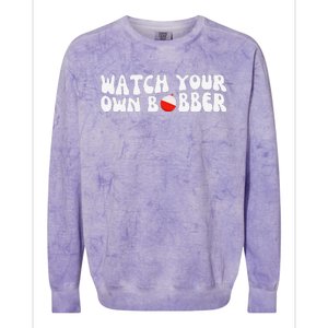 Watch Your Own Bobber Colorblast Crewneck Sweatshirt