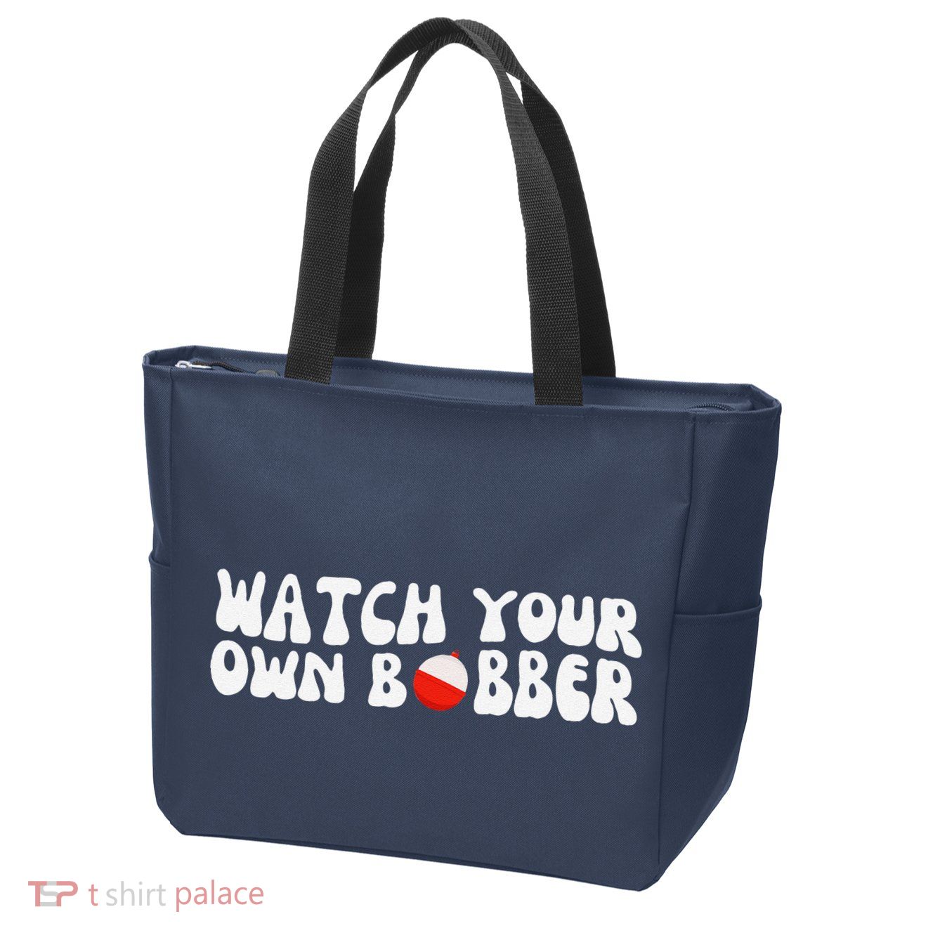 Watch Your Own Bobber Zip Tote Bag