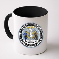 Wyoming Distressed State Seal Mug