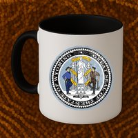 Wyoming Distressed State Seal Mug