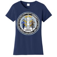 Wyoming Distressed State Seal Women's T-Shirt