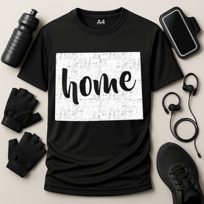 Wyoming Home State Cooling Performance Crew T-Shirt