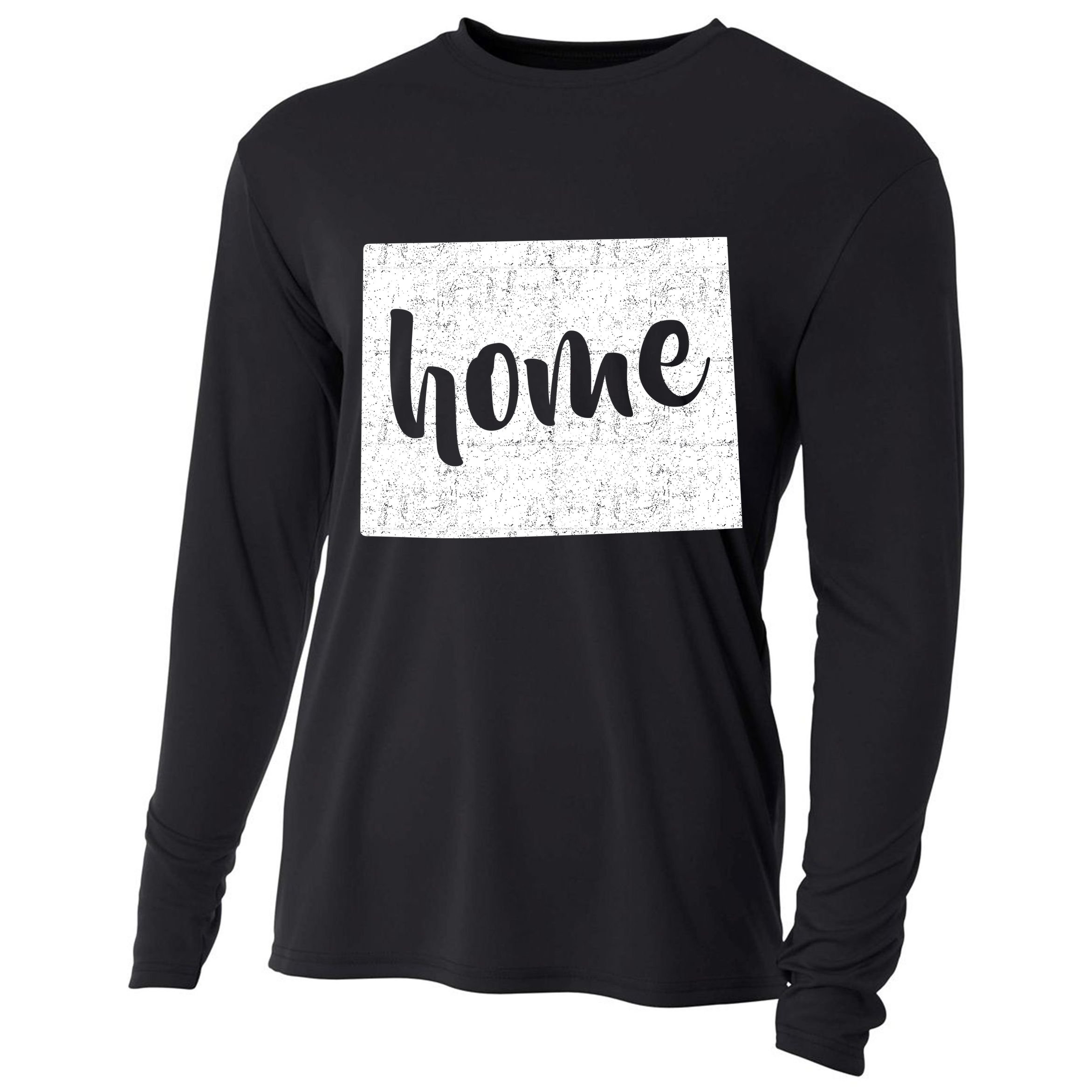 Wyoming Home State Cooling Performance Long Sleeve Crew