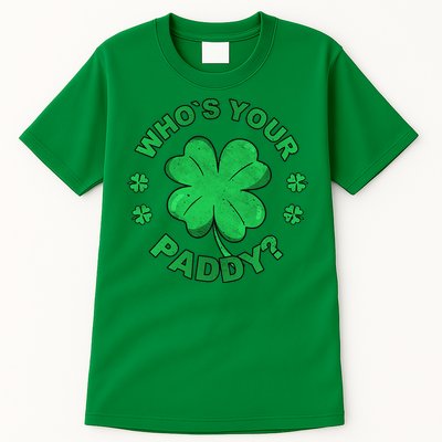 Who´s Your Paddy I Shamrock St Patrick's Day Tall T-Shirt