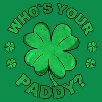 Who´s Your Paddy I Shamrock St Patrick's Day Womens T-Shirt