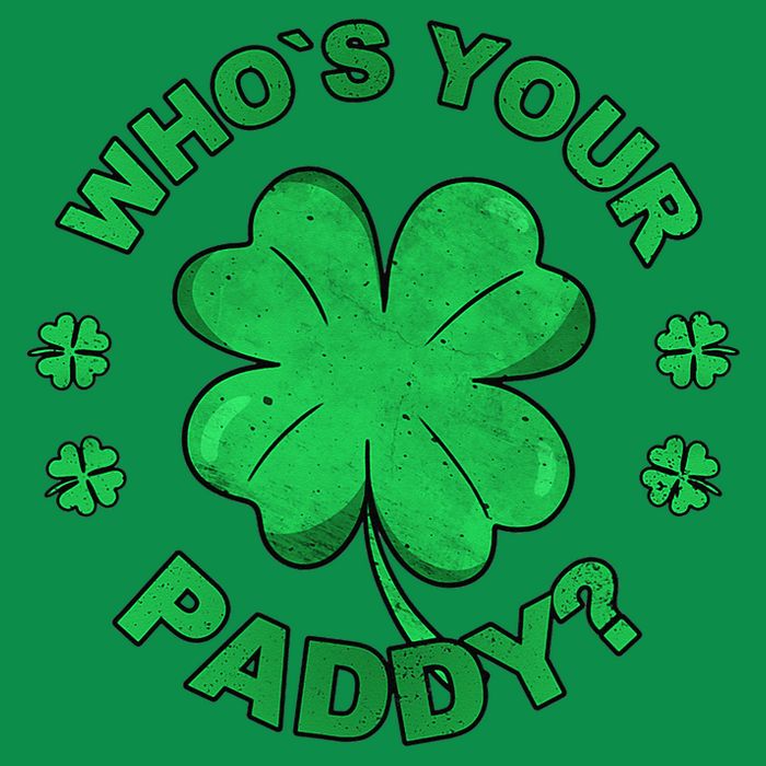 Who´s Your Paddy I Shamrock St Patrick's Day Womens T-Shirt