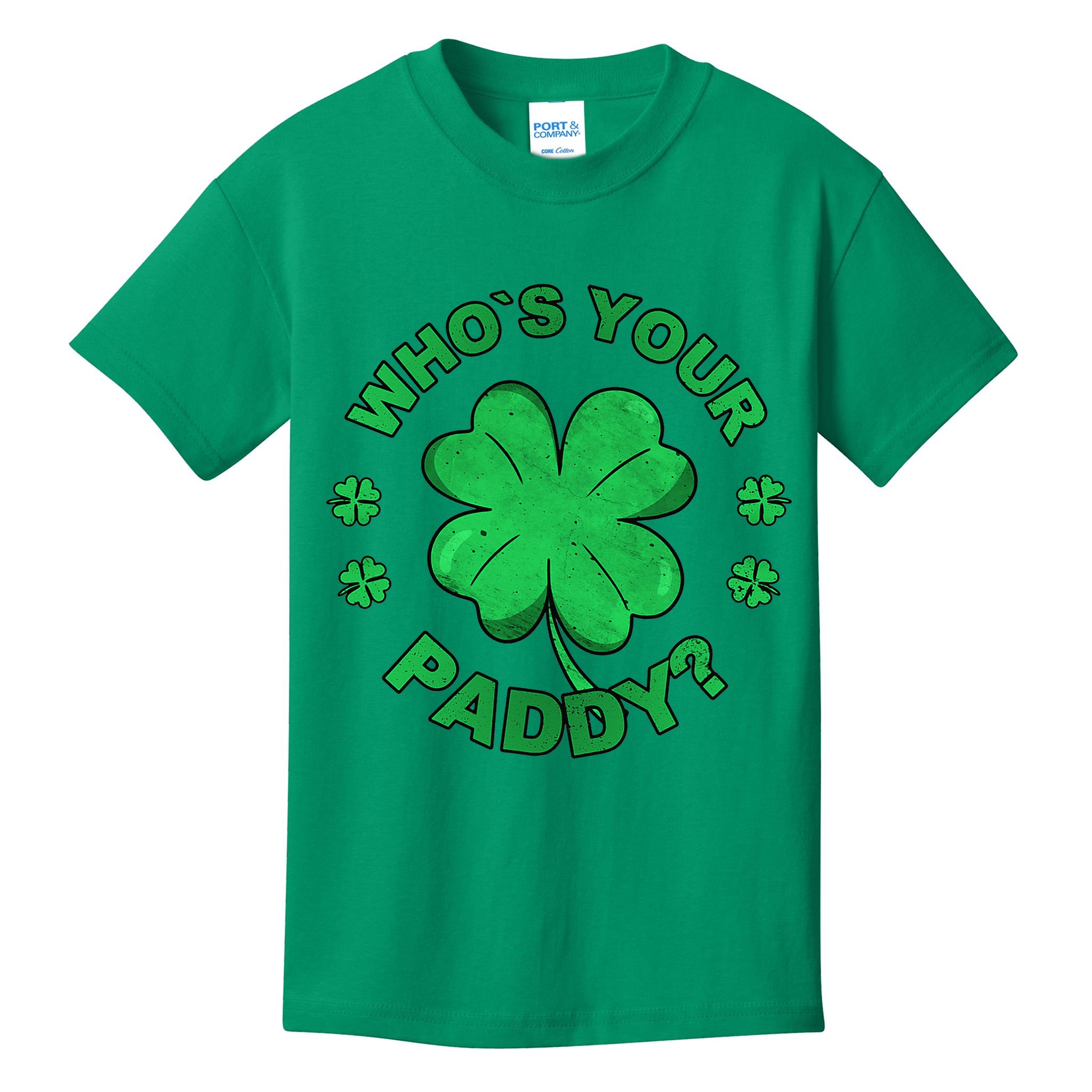 Who´s Your Paddy I Shamrock St Patrick's Day Kids T-Shirt