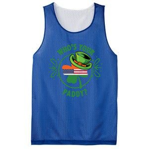 Who’s Your Paddy? Gift Mesh Reversible Basketball Jersey Tank