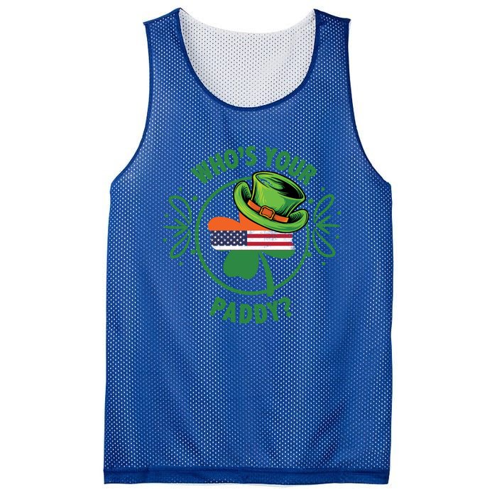 Who’s Your Paddy? Gift Mesh Reversible Basketball Jersey Tank